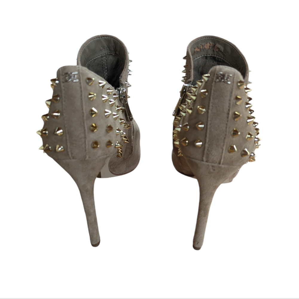 Sam Edelman Wally Tan Suede Studded Bootie Size 8 - Picture 4 of 11